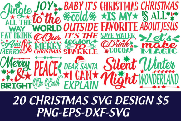 Christmas SVG Design Bundle