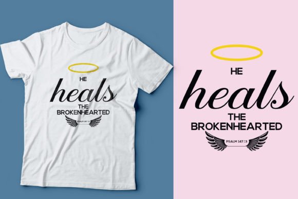 He Heals the Broken Hearted Jesus Shirt