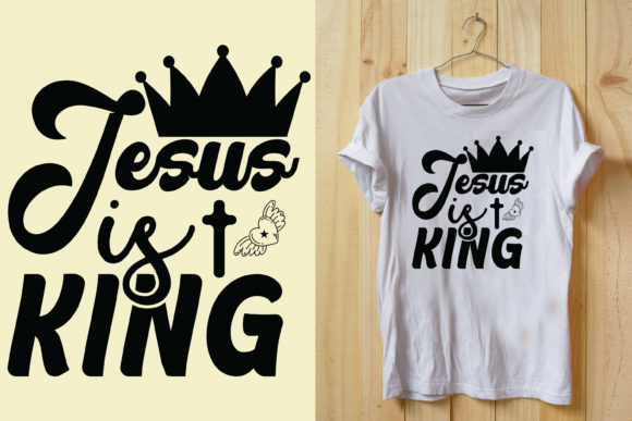 Jesus Is King SVG T-shirt Design: Faith, Flexibility, and Creative Expression