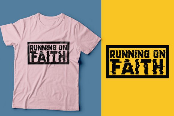 Running on Faith, Jesus T Shirt