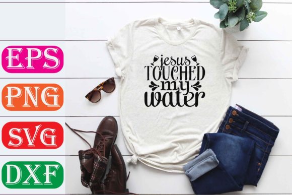 Wine SVG Design: “Jesus Touched My Water” Typeface Review